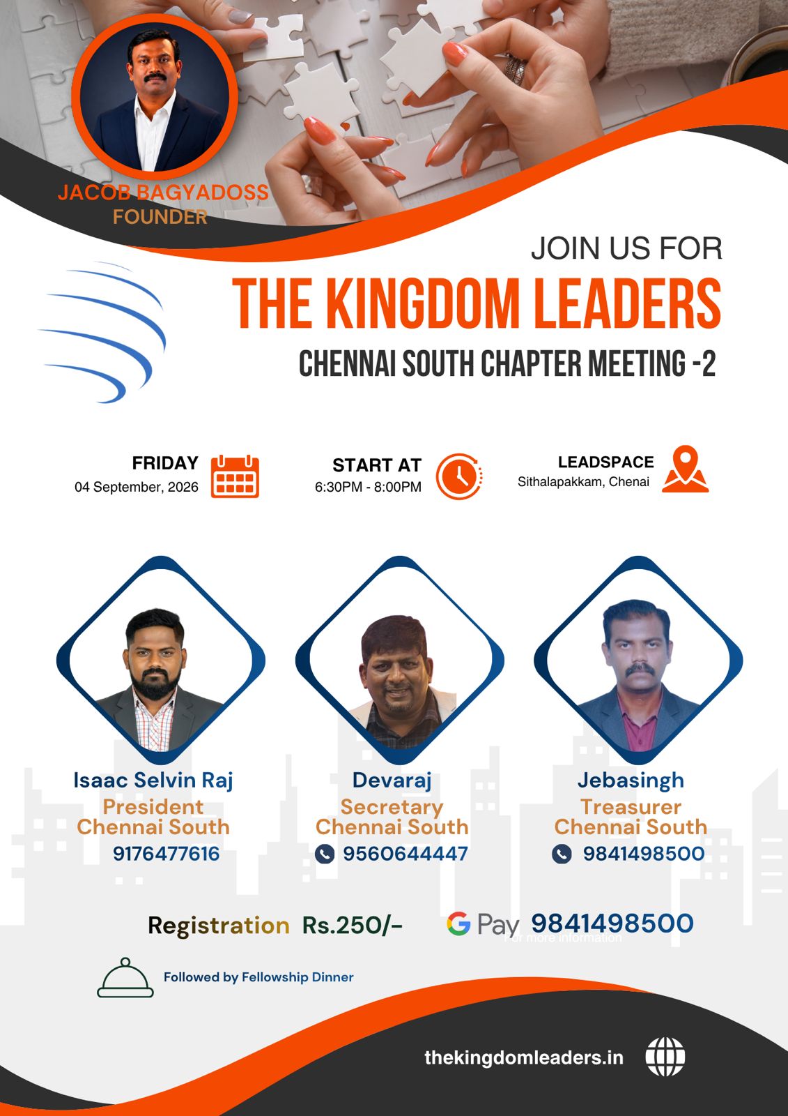The Kingdom Leaders - Chennai South Chapter Meeting - 2